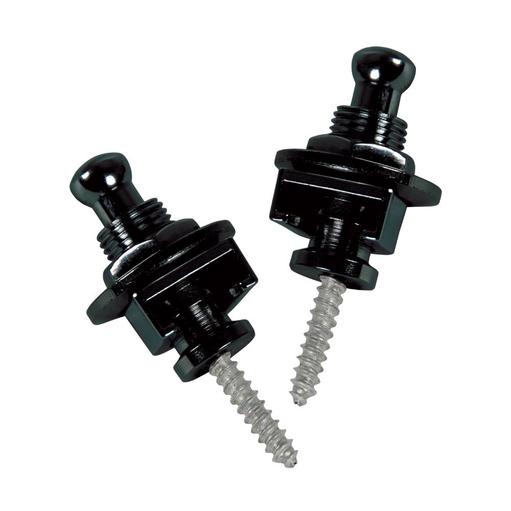 Chord Quick-Release Guitar Strap Locks – Set of 2 (Chrome or Black)