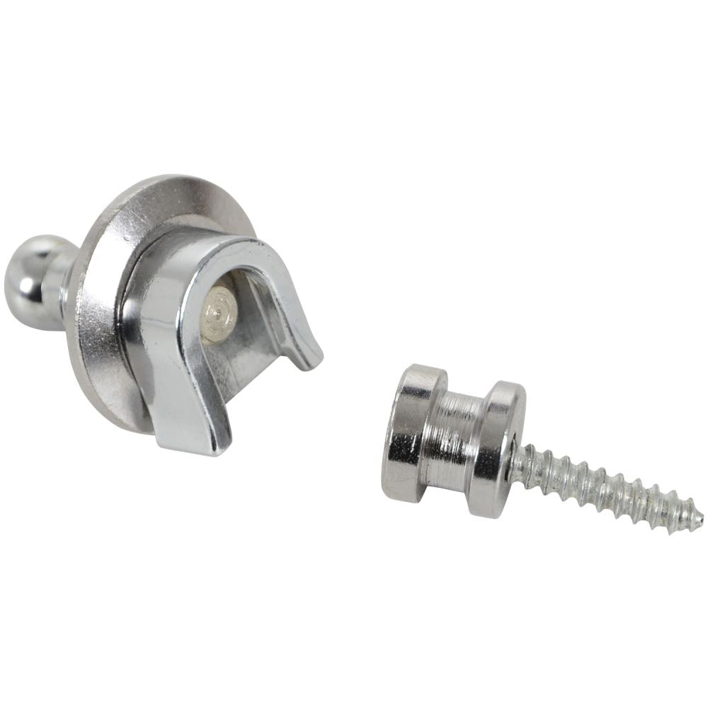 Chord Quick-Release Guitar Strap Locks – Set of 2 (Chrome or Black)