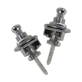 Chord Quick-Release Guitar Strap Locks – Set of 2 (Chrome or Black)