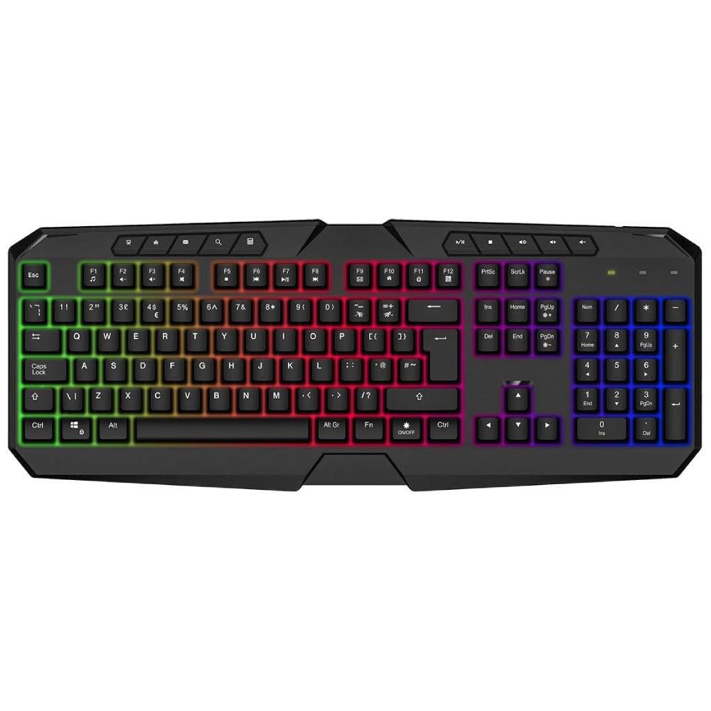 CiT Raptor 4-in-1 Desktop Gaming Bundle – Keyboard, Mouse, Headset & Mousemat Set