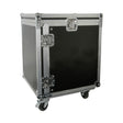 Citronic 19  12U Mobile Rack Mount Flightcases with Wheels