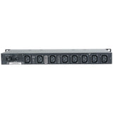 Citronic 1U IEC Power Distributor with Digital Voltmeter & 9 Outlets