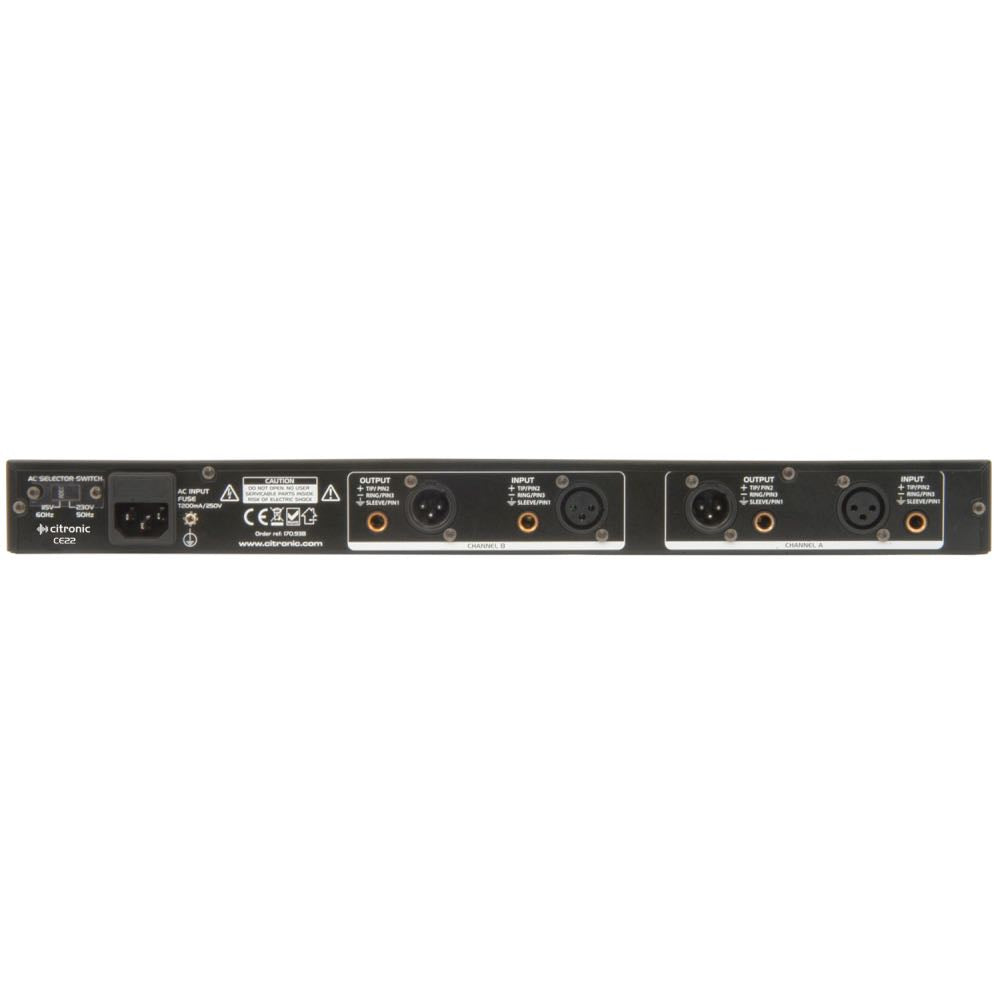 Citronic CE22 Rackmount Stereo Enhancer/Exciter