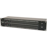 Citronic CEQ231 Dual 31-Band Rackmount Graphic EQ