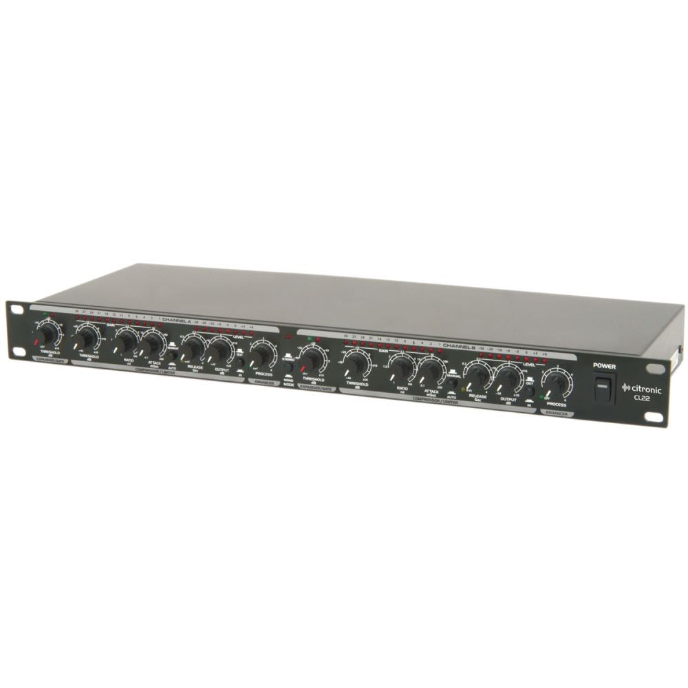 Citronic CL22 Stereo Compressor / Limiter / Gate