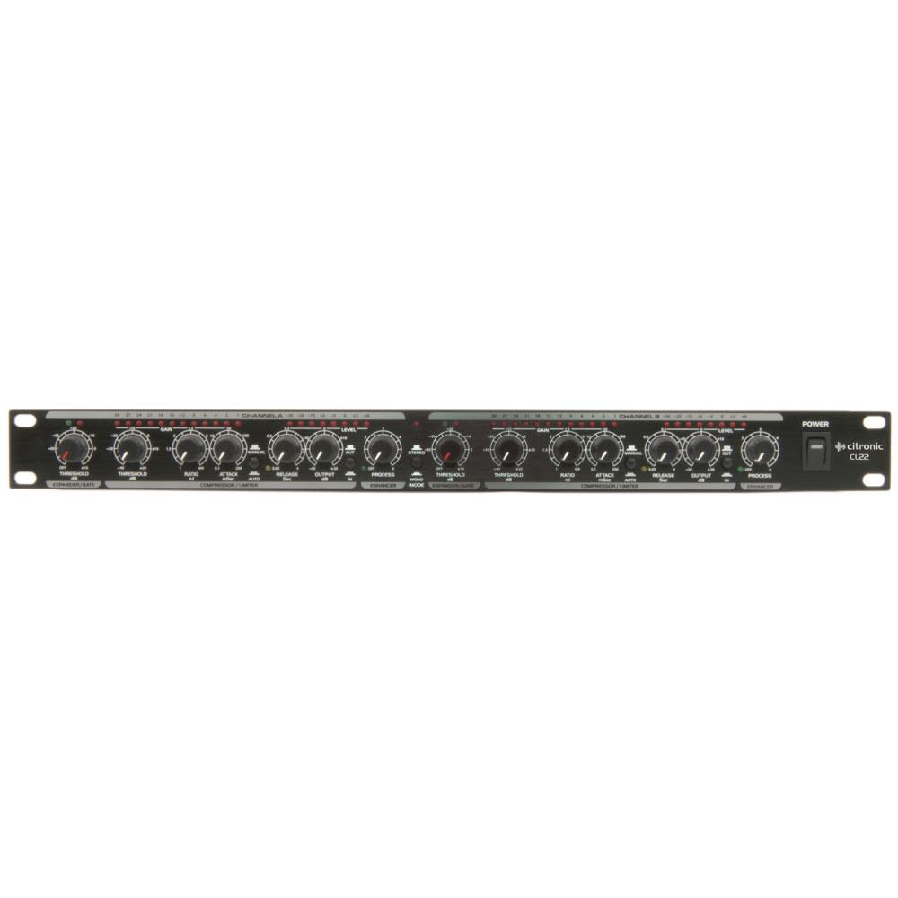 Citronic CL22 Stereo Compressor / Limiter / Gate