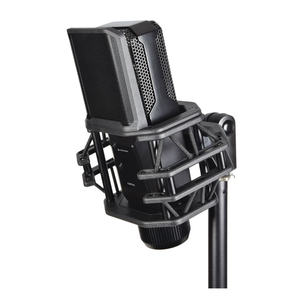 Citronic CM25 Studio Condenser Microphone with Shockmount & Aluminium Case