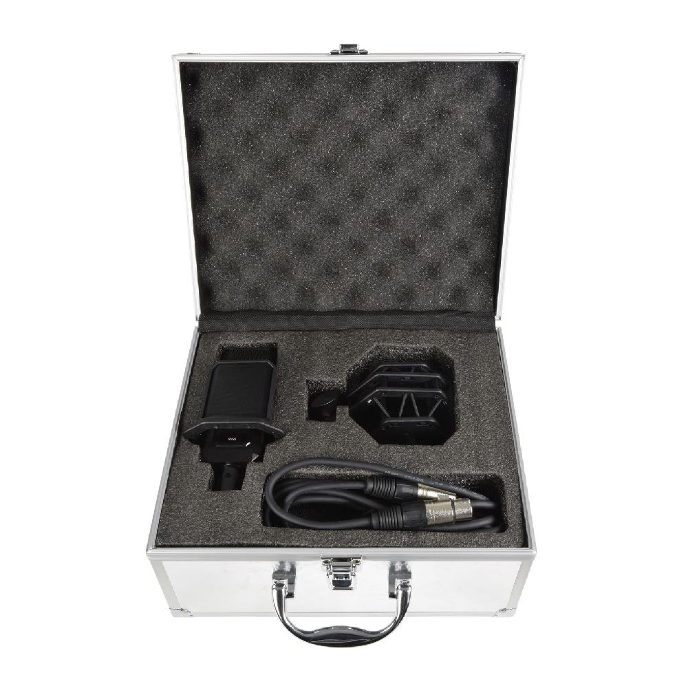 Citronic CM25 Studio Condenser Microphone with Shockmount & Aluminium Case