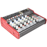 Citronic CSM-Series Compact 5-Channel Mixer with USB & Bluetooth (4 Mono + 1 Stereo)