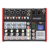 Citronic CSM-Series Compact 5-Channel Mixer with USB & Bluetooth (4 Mono + 1 Stereo)