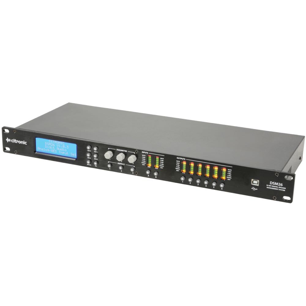 Citronic DSP Crossover & Speaker Management System with LAN/USB Control