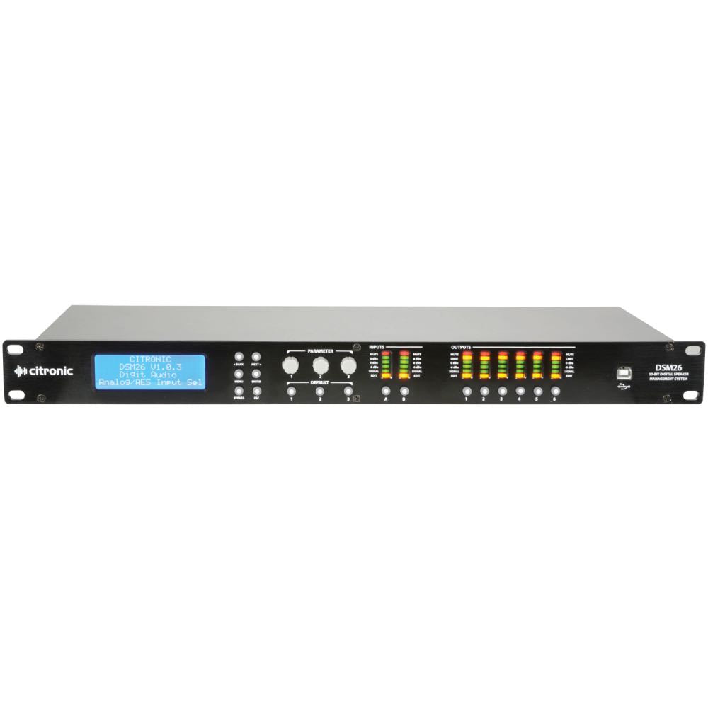 Citronic DSP Crossover & Speaker Management System with LAN/USB Control