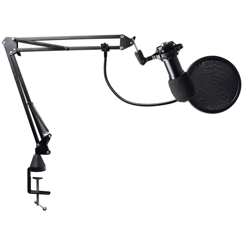 Citronic Studio Condenser Microphone Kit with Arm, Shockmount & Pop Filter