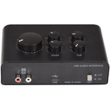 Citronic USB-C Audio Interface with 2 Mic + 1 Instrument Input & Monitoring