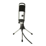 Citronic USB Podcast Microphone with Volume Control & Tripod