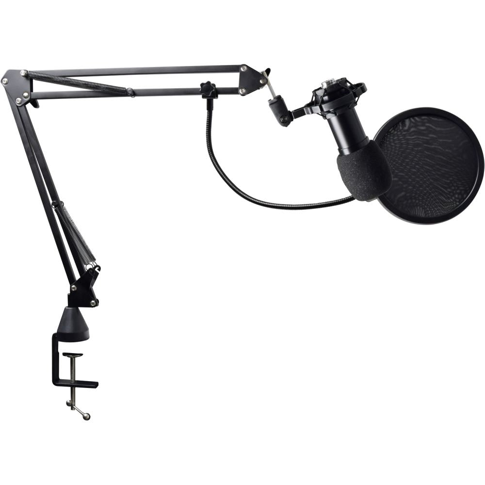 Citronic USB Studio Microphone Kit with Shockmount & Boom Arm