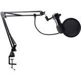 Citronic USB Studio Microphone Kit with Shockmount & Boom Arm