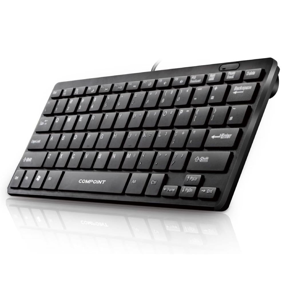 Compoint CP-K7070 Compact USB Multimedia Travel Keyboard