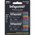 D Size 2500mAh Rechargeable Batteries by Infapower – 1K Recharges