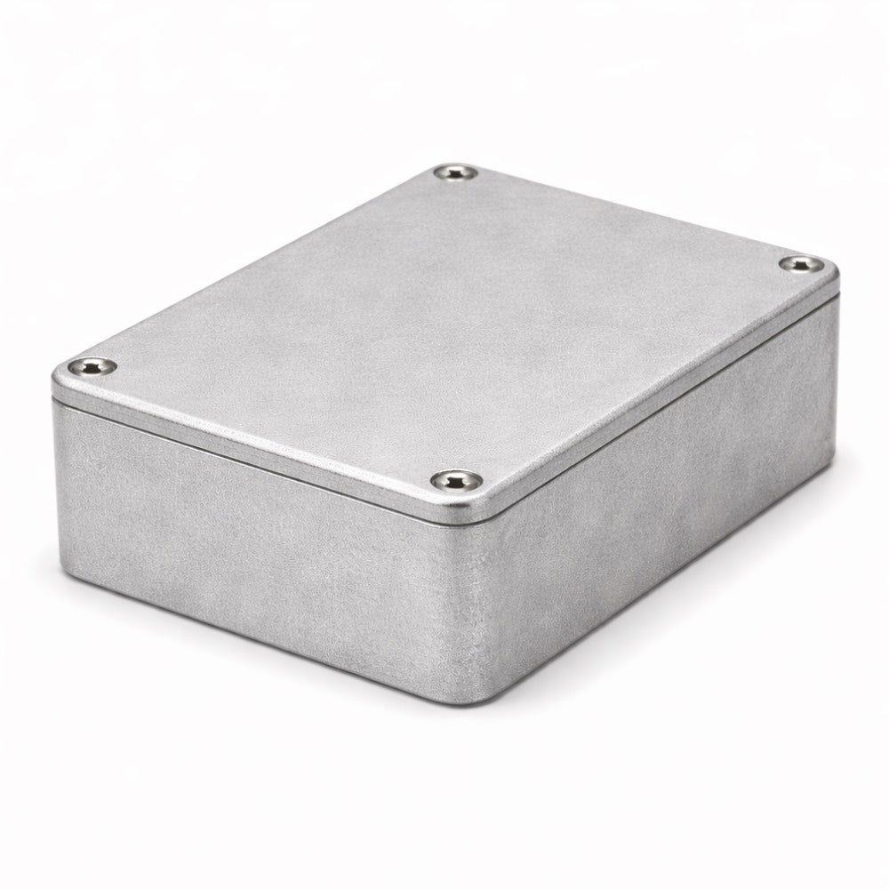 Die-Cast Aluminium Electronics Project Enclosure Box Case – Silver – Multiple Sizes