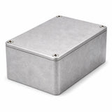 Die-Cast Aluminium Electronics Project Enclosure Box Case – Silver – Multiple Sizes