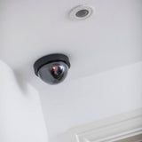Dummy Dome CCTV Camera with Flashing Red LED