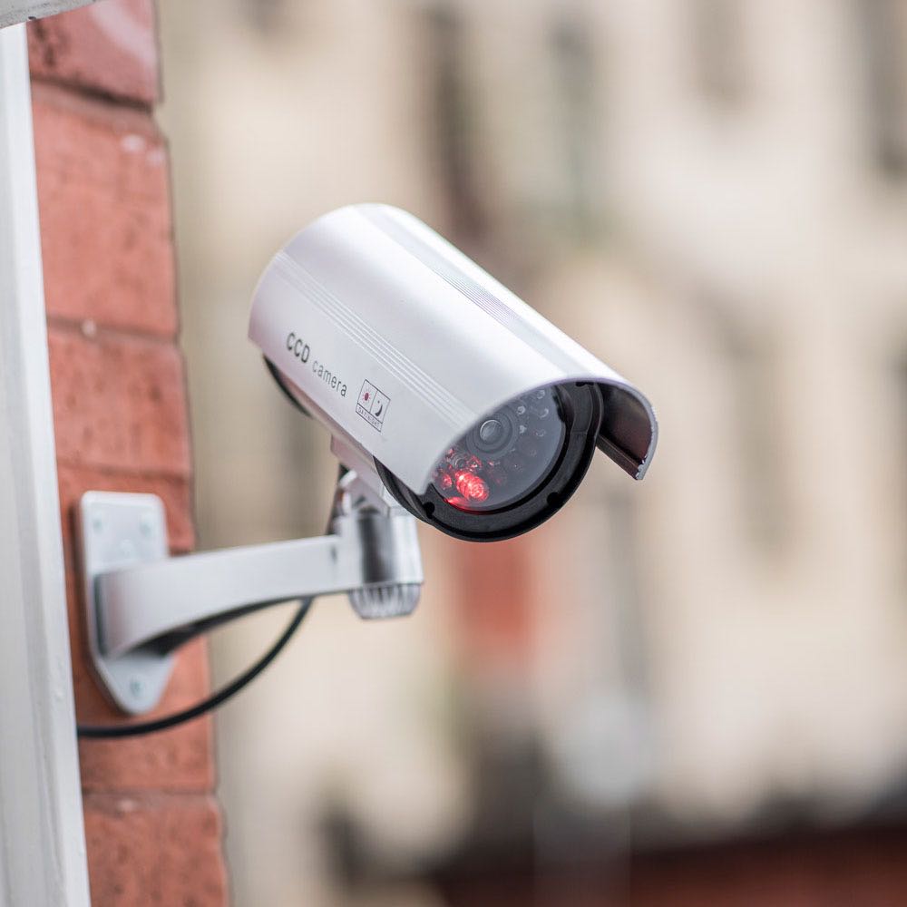 Dummy Infrared Bullet CCTV Camera with Flashing LED – Indoor & Outdoor Use
