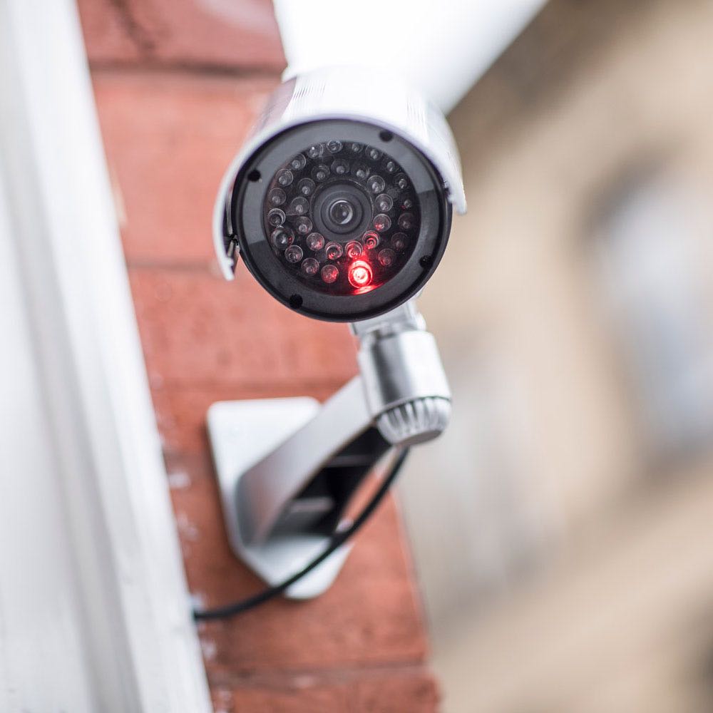 Dummy Infrared Bullet CCTV Camera with Flashing LED – Indoor & Outdoor Use