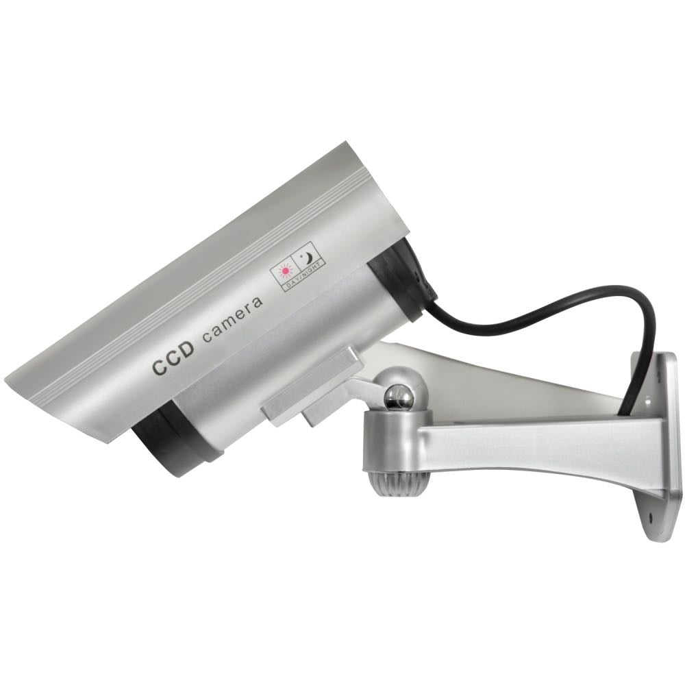 Dummy Infrared Bullet CCTV Camera with Flashing LED – Indoor & Outdoor Use