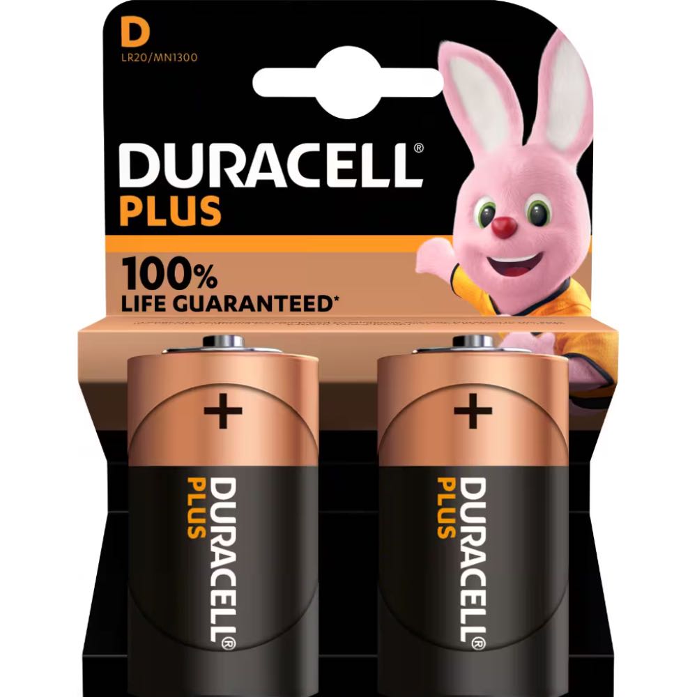 Duracell Plus D Batteries Multi-Packs