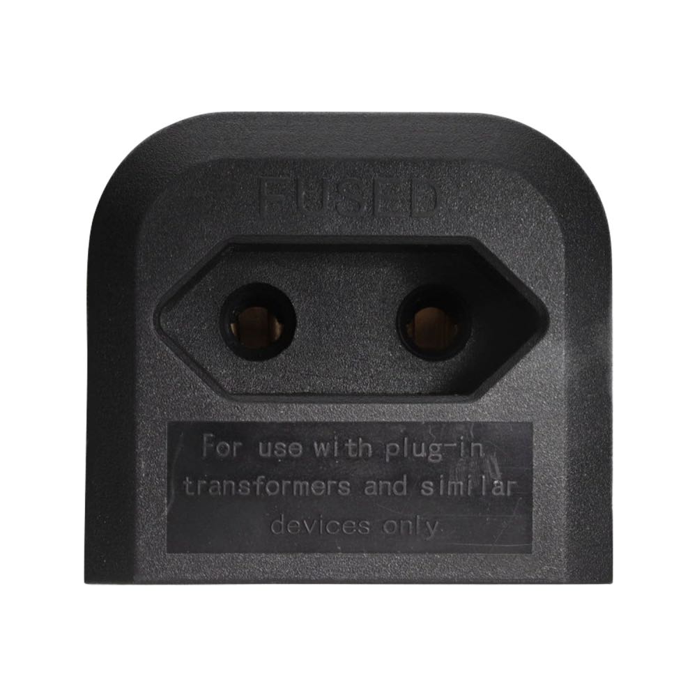 Euro to UK Power Supply Adapter Plug – 3A Fused Converter