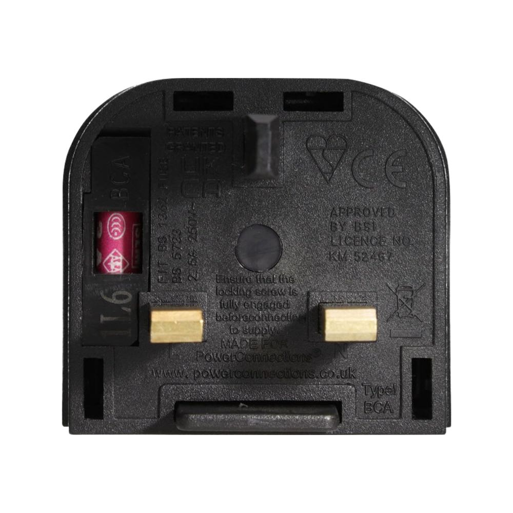 Euro to UK Power Supply Adapter Plug – 3A Fused Converter