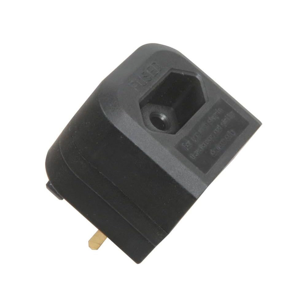 Euro to UK Power Supply Adapter Plug – 3A Fused Converter