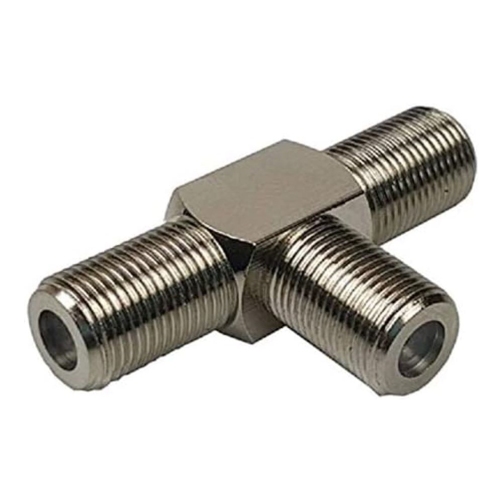 F-Type 2-Way RF Coaxial Splitter for Satellite, Sky & Cable TV