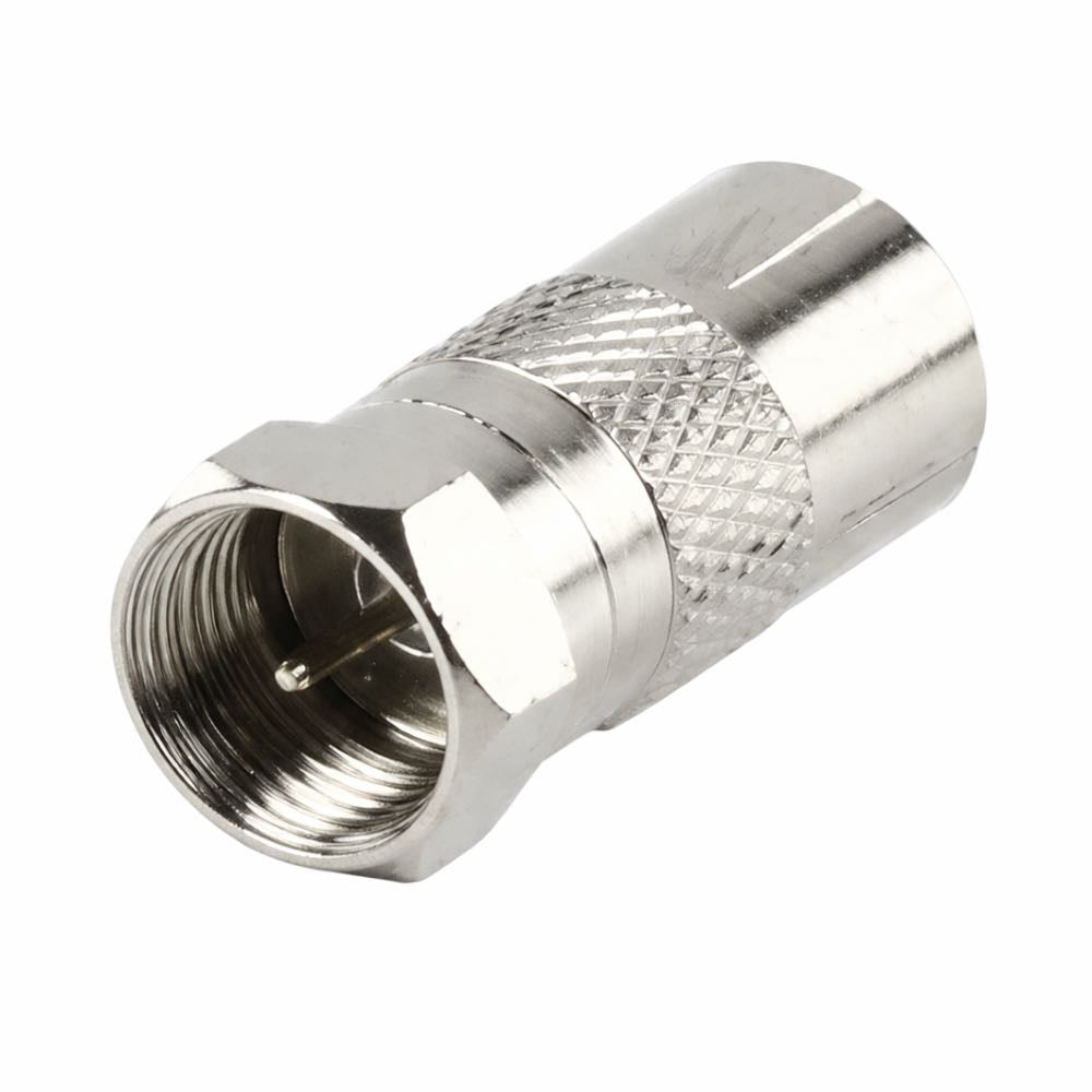 F-Type Plug to TV Coaxial Socket Adaptor – Multi-Pack