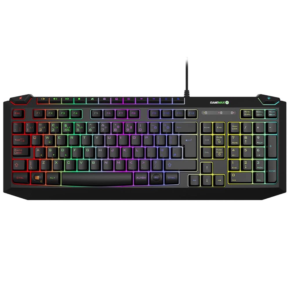 GAMEMAX Pulse 4-in-1 PC Gaming Bundle – Keyboard, Mouse, Headset & Mousemat Set