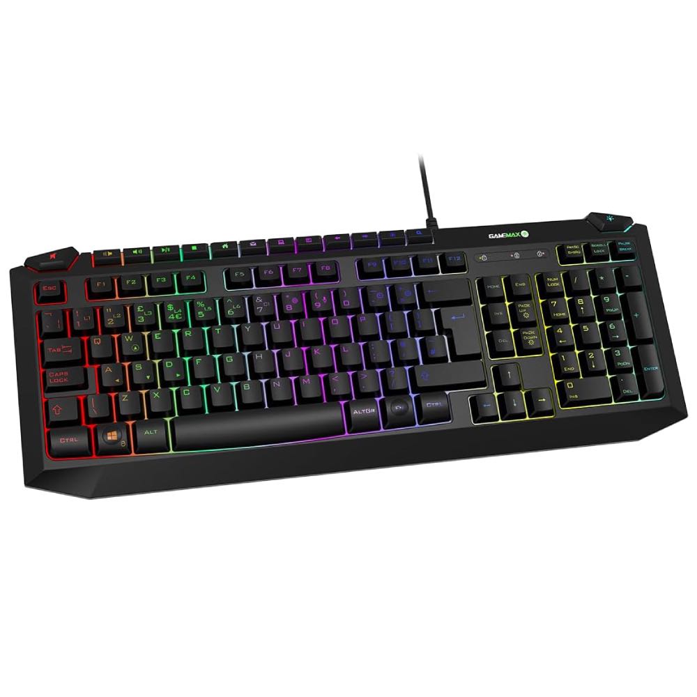 GAMEMAX Pulse 4-in-1 PC Gaming Bundle – Keyboard, Mouse, Headset & Mousemat Set