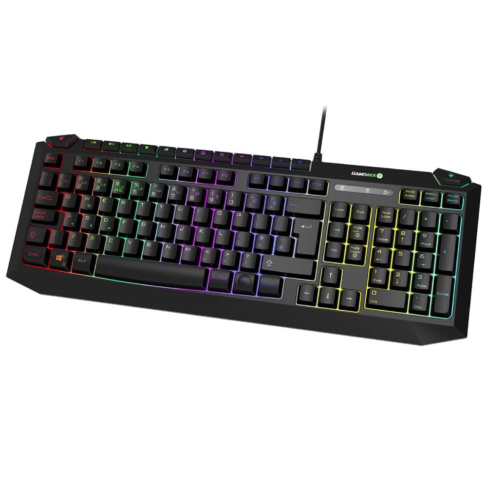 GAMEMAX Pulse 4-in-1 PC Gaming Bundle – Keyboard, Mouse, Headset & Mousemat Set