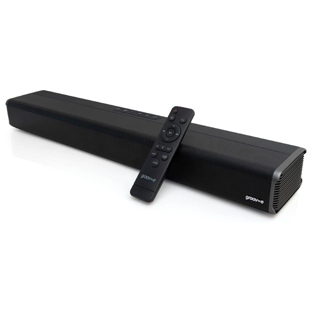 Groov-e Soundbar110 Bluetooth TV Soundbar with USB Playback & Remote – 60W RMS