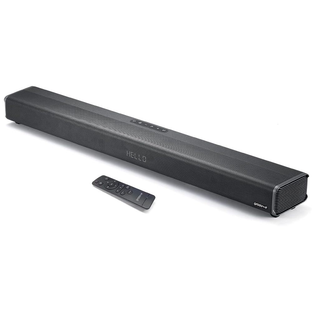 Groov-e Soundbar160 Bluetooth TV Soundbar with Built-In Subwoofer, USB Playback & Remote – 90W RMS