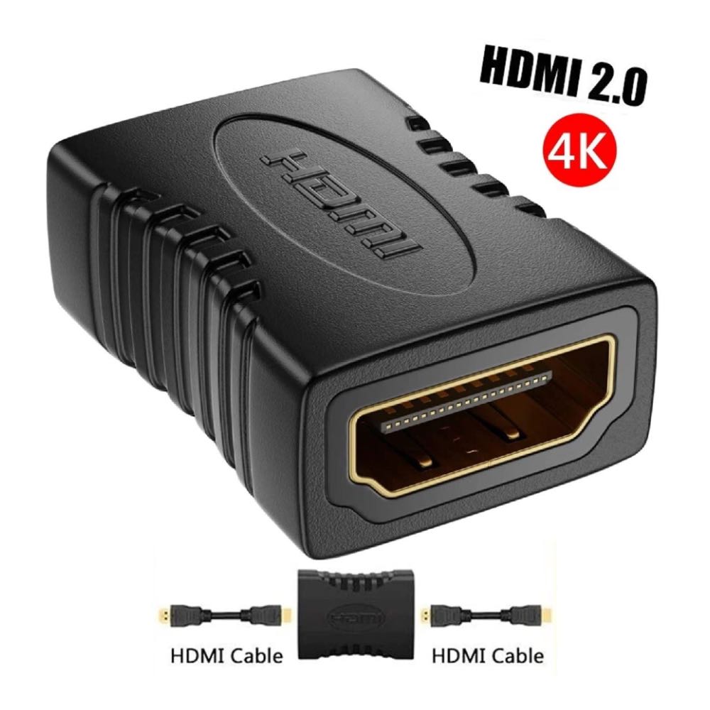 HDMI 2.0 Female to Female Coupler – 4K HDMI Cable Joiner Connector