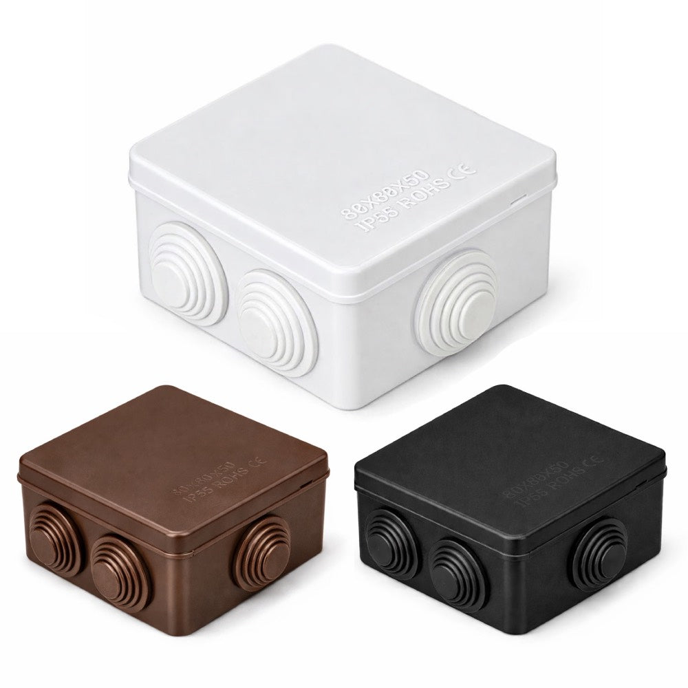 IP55 Waterproof Outdoor Electrical Junction Box Cable Connection Enclosure