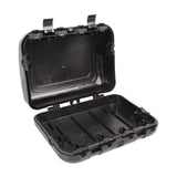 IP64 Heavy-Duty Garden Weatherproof 13A 4 Gang Outdoor Junction Box in Black – Available Lengths: 2m / 5m / 10m