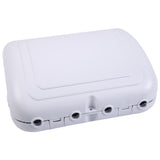 IP64 Heavy-Duty Garden Weatherproof 13A 4 Gang Outdoor Junction Box in White – Available Lengths: 2m / 5m / 10m