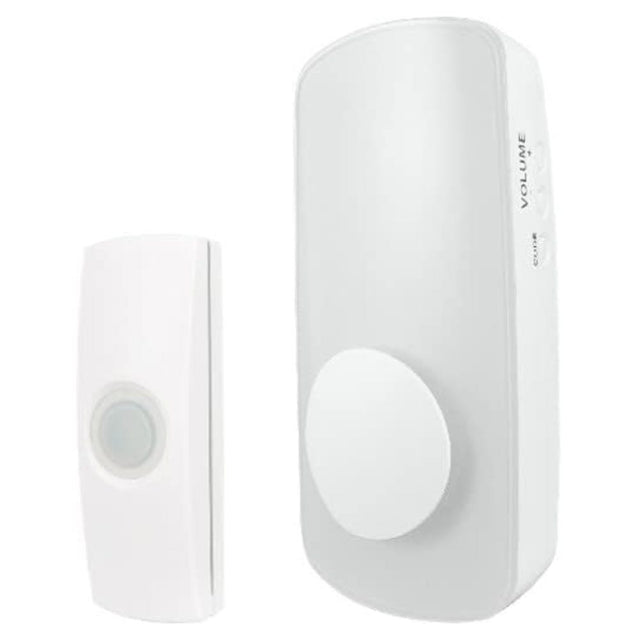 Illuminated Plug-In Door Chime with Bell Push