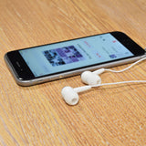 In-Ear Stereo Earphones with Silicone Earbuds & 3.5mm Jack – White
