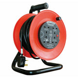 Infapower | 10m 4 Socket Extension Reel with Thermal Cut-Out – Different Lengths