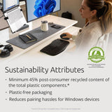 Kensington KB675 EQ Pro Fit Ergo TKL Rechargeable Wireless Keyboard