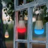 UNI-COM Garden LED ORB Lights In Blue Red White