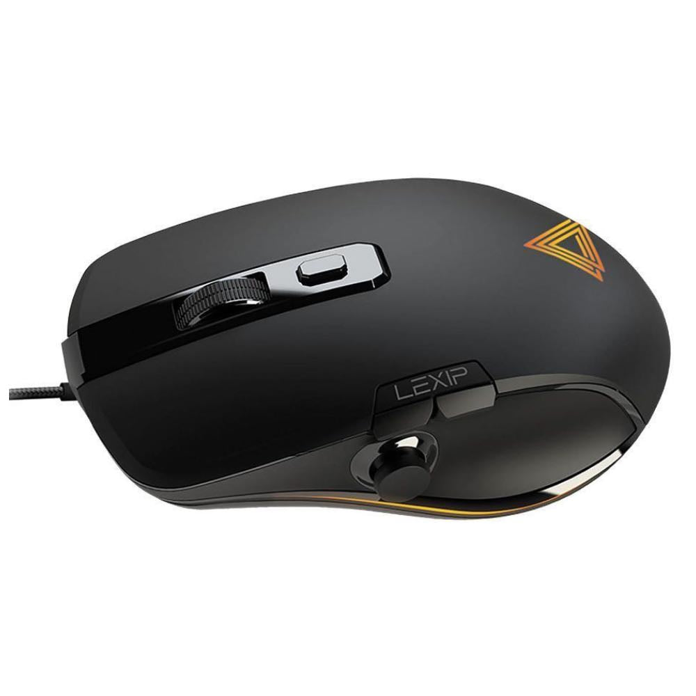 LEXIP NP93 Neptunium Alpha Wired Precision Control LED Gaming Mouse with Thumb Joystick